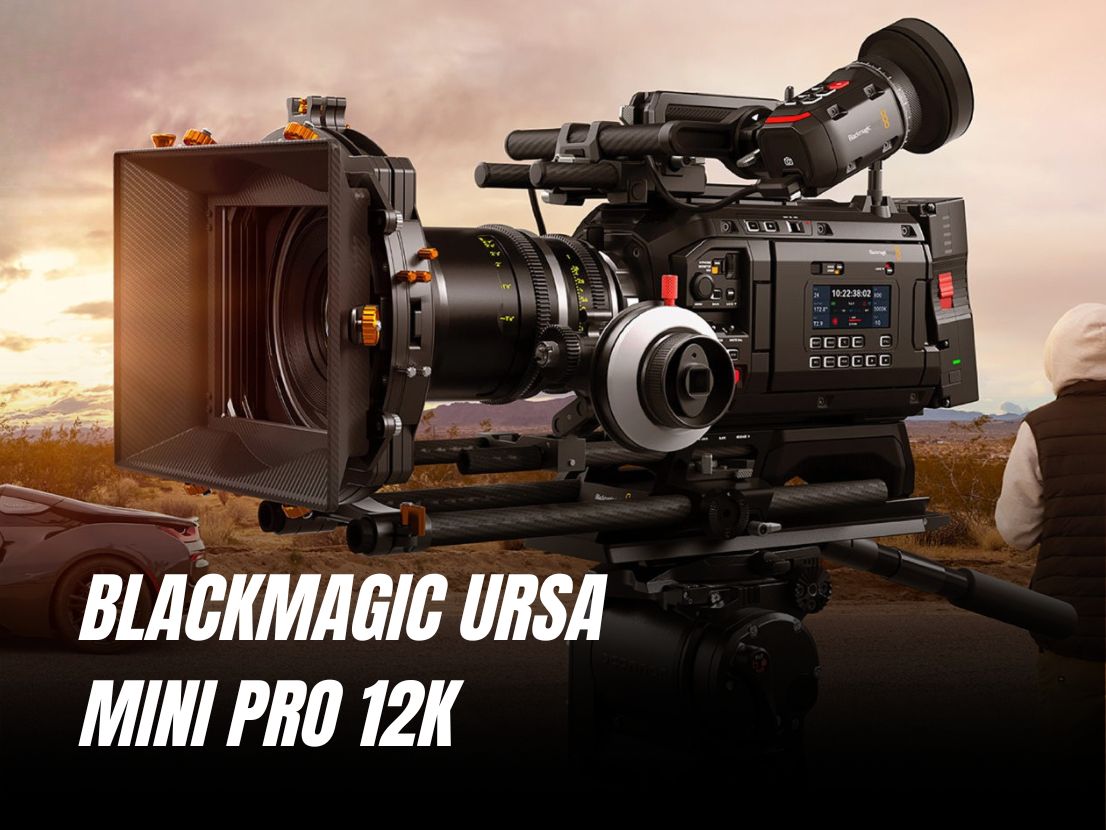 Blackmagic URSA Mini Pro 12K.