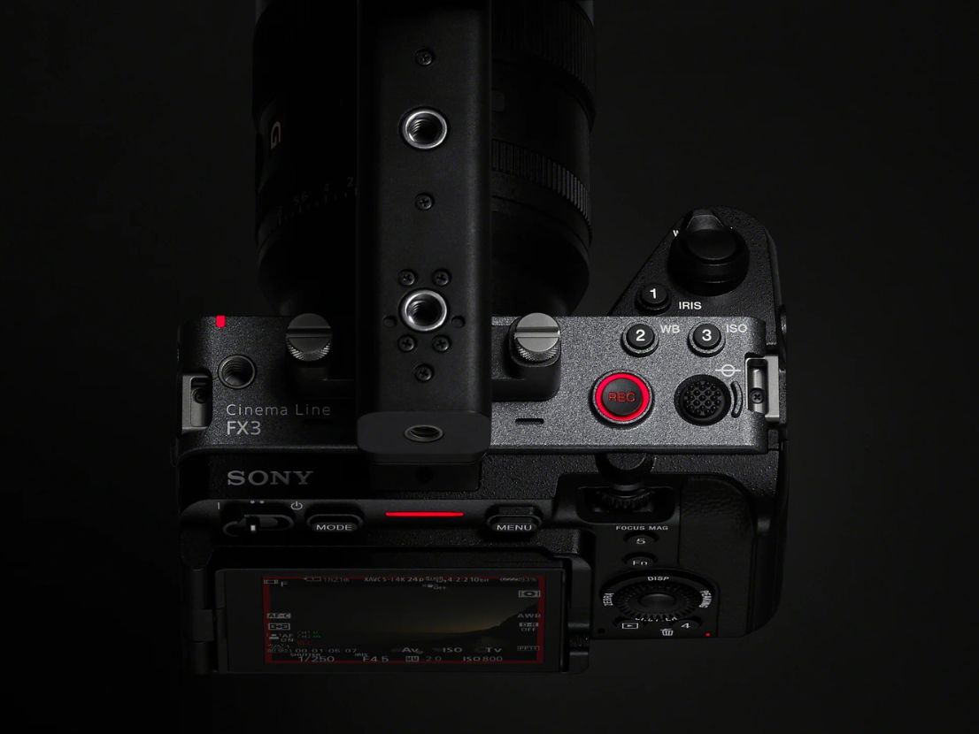 Sony FX3 cinema camera used for cinematic filmmaking inspiration