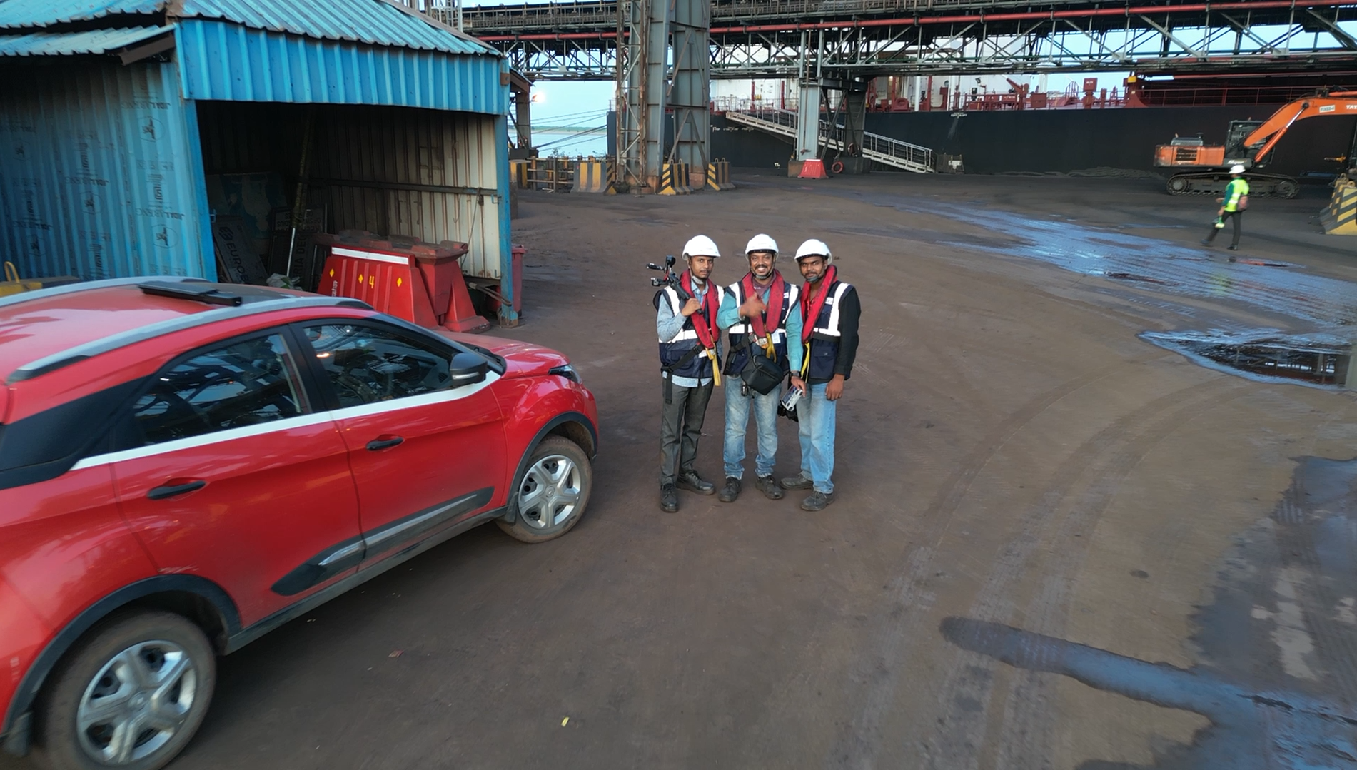  Safety Film at Dhamra Port with some workers
